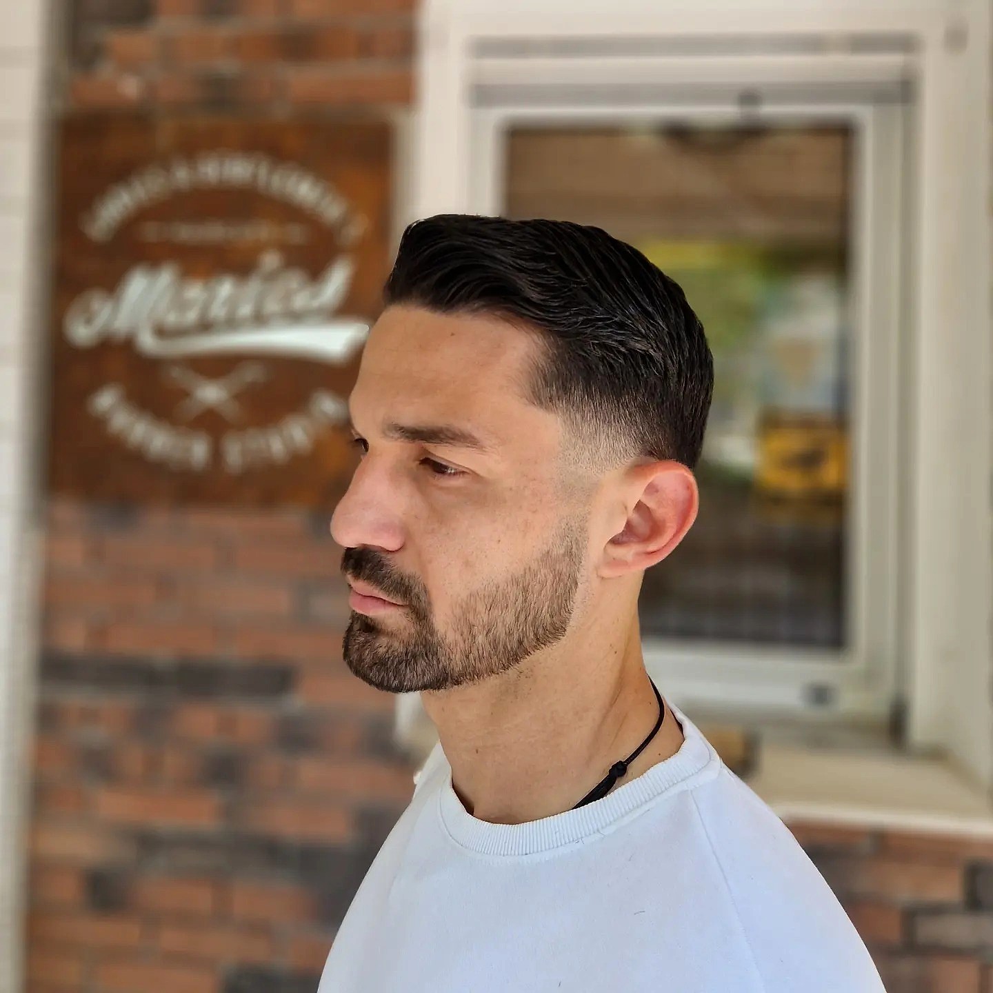Classic side part στο Marios Barber Studio